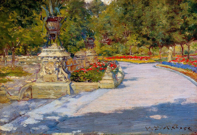 Prospect Park (1886) - William Merritt Chase Tablo