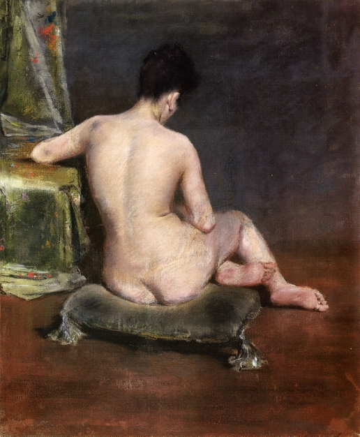 Pure (The Model) (1888) - William Merritt Chase Tablo