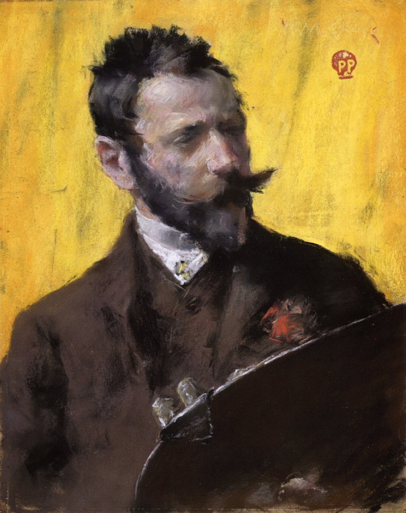 Self Portrait (1883) - William Merritt Chase Tablo