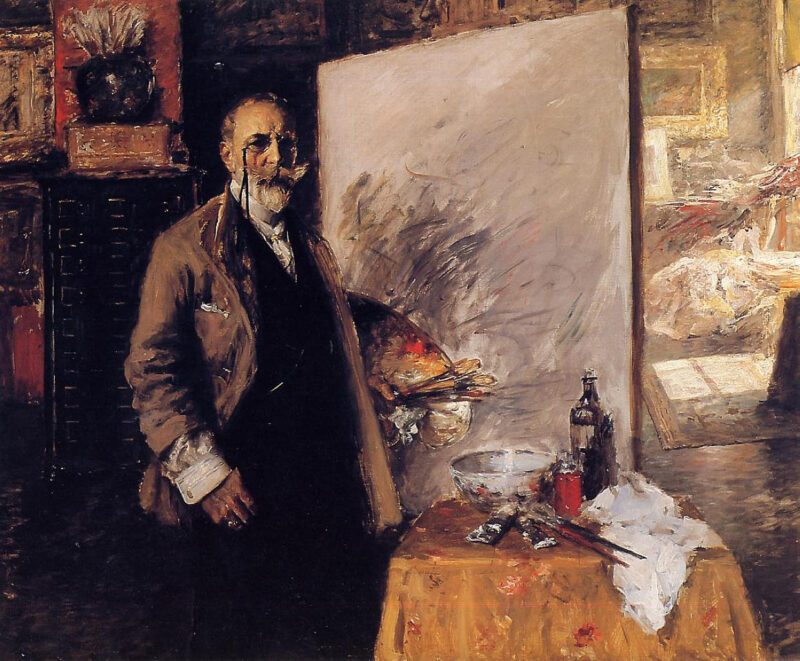 Self Portrait (1915) - William Merritt Chase Tablo