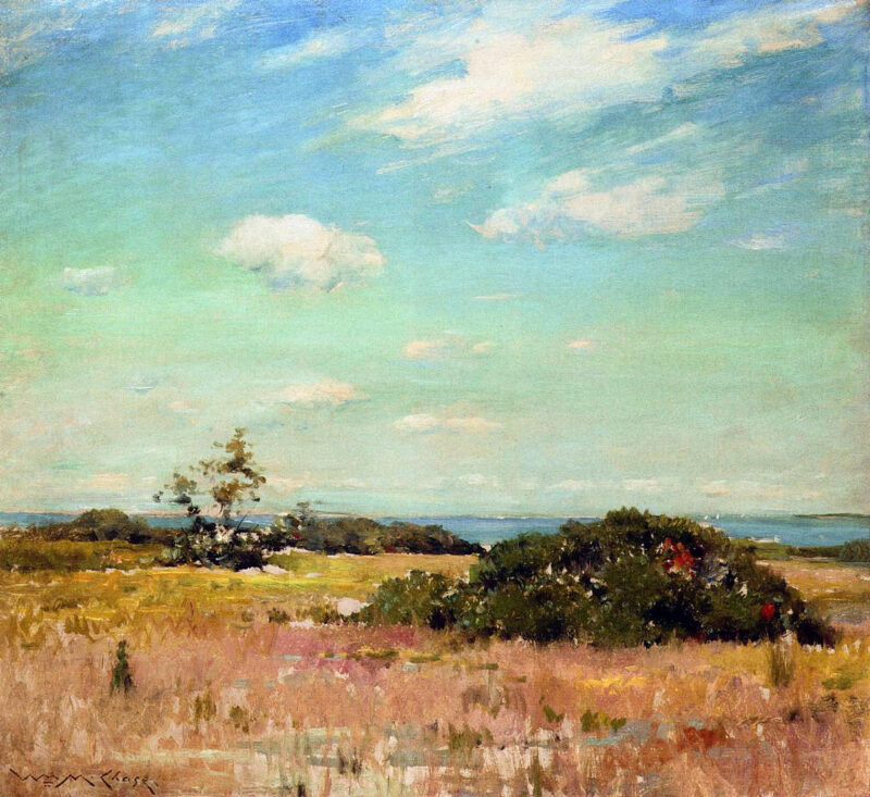 Shinnecock Hills, Long Island - William Merritt Chase Tablo