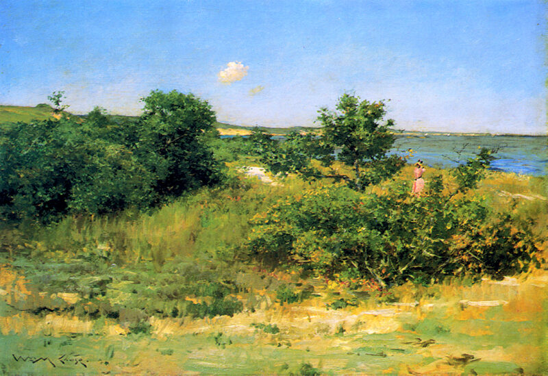 Shinnecock Hills, Peconic Bay (1892) - William Merritt Chase Tablo