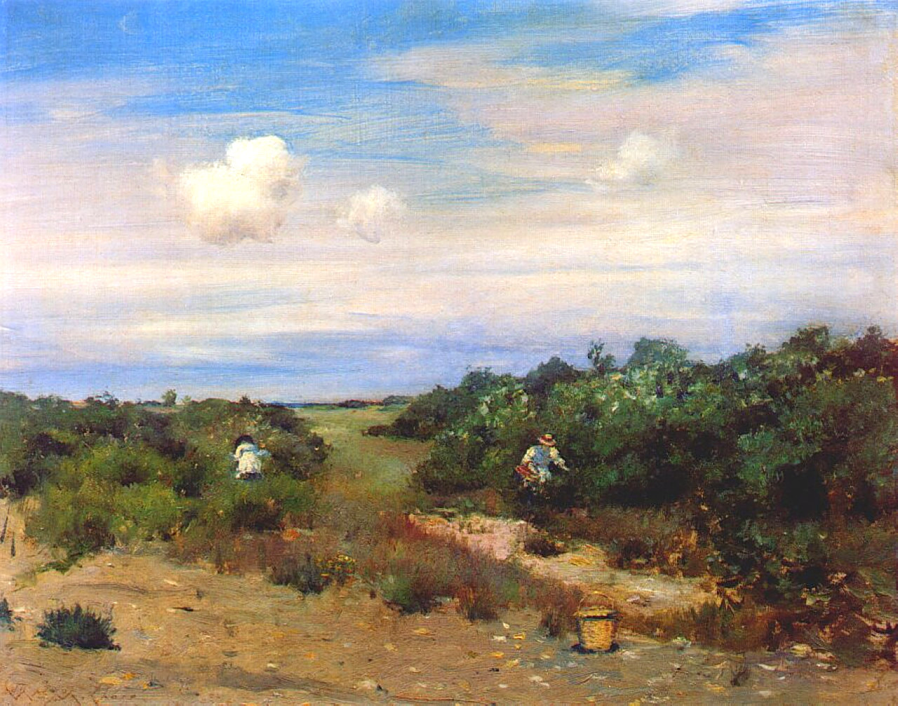 Shinnecock Hills, Long Island (1895) - William Merritt Chase Tablo