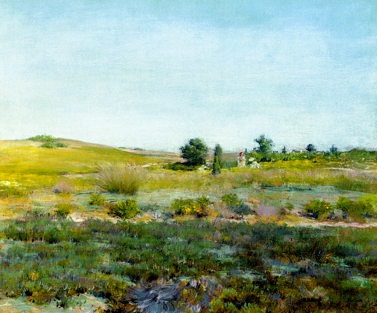 Shinnecock Hills, Summer (1895) - William Merritt Chase Tablo