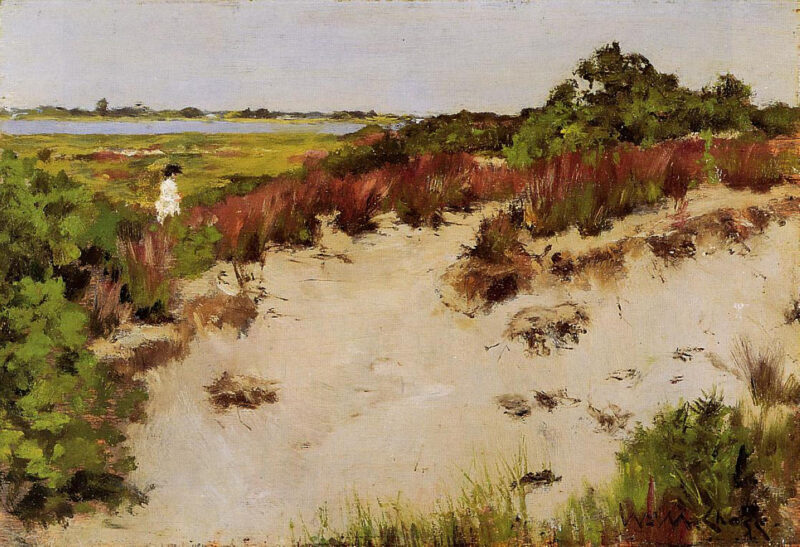 Shinnecock Landscape - William Merritt Chase Tablo