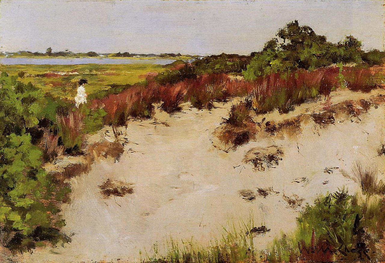 Shinnecock Landscape - William Merritt Chase Tablo