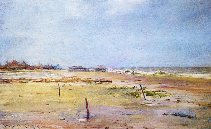 Shore Scene (1881) - William Merritt Chase Tablo