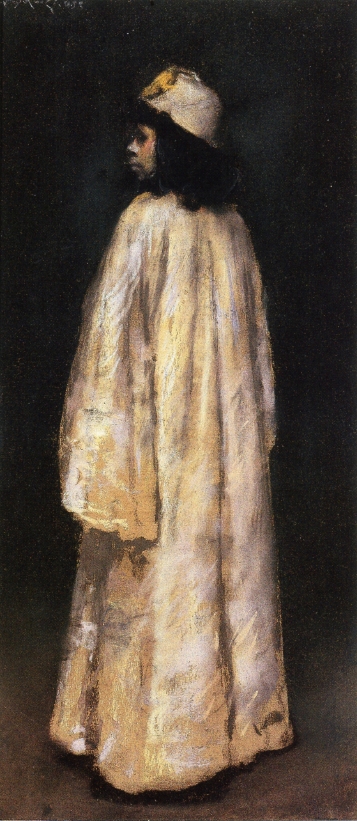 Study of an Arab Girl (1888) - William Merritt Chase Tablo