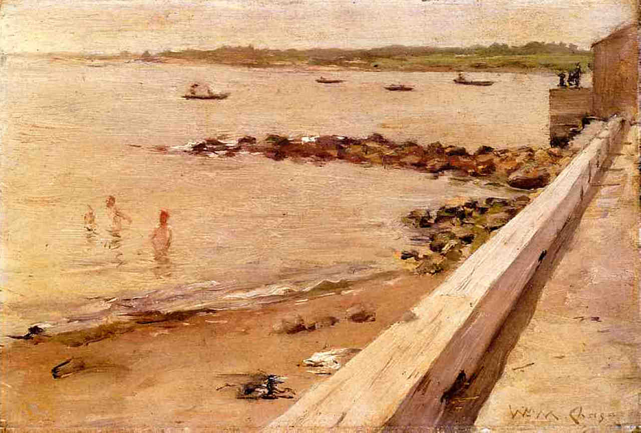 The Bathers - William Merritt Chase Tablo