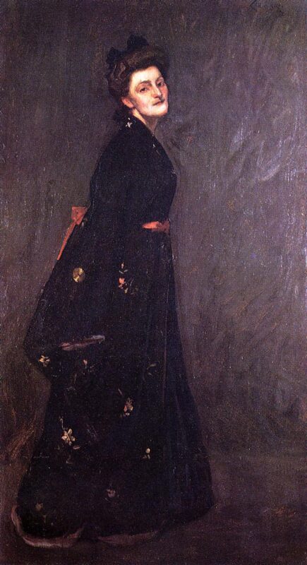The Black Kimono (1903) – William Merritt Chase Tablo