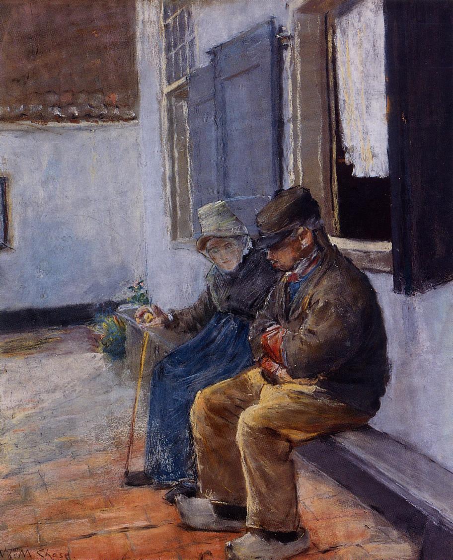 The Consultation (1880) - William Merritt Chase Tablo