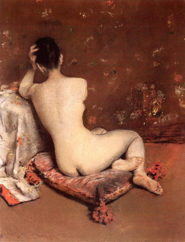 The Model (1887) - William Merritt Chase Tablo