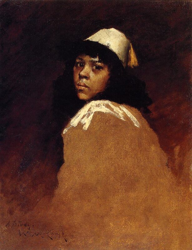 The Moroccan Girl – William Merritt Chase Tablo