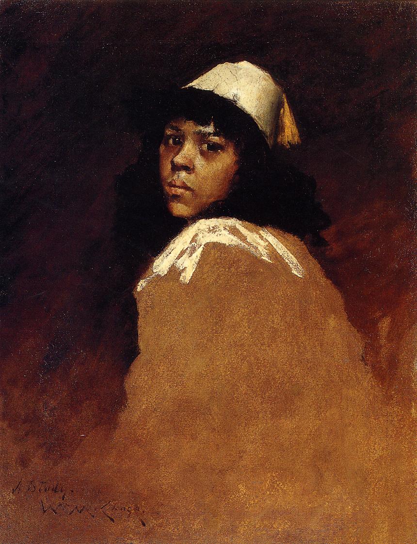 The Moroccan Girl - William Merritt Chase Tablo