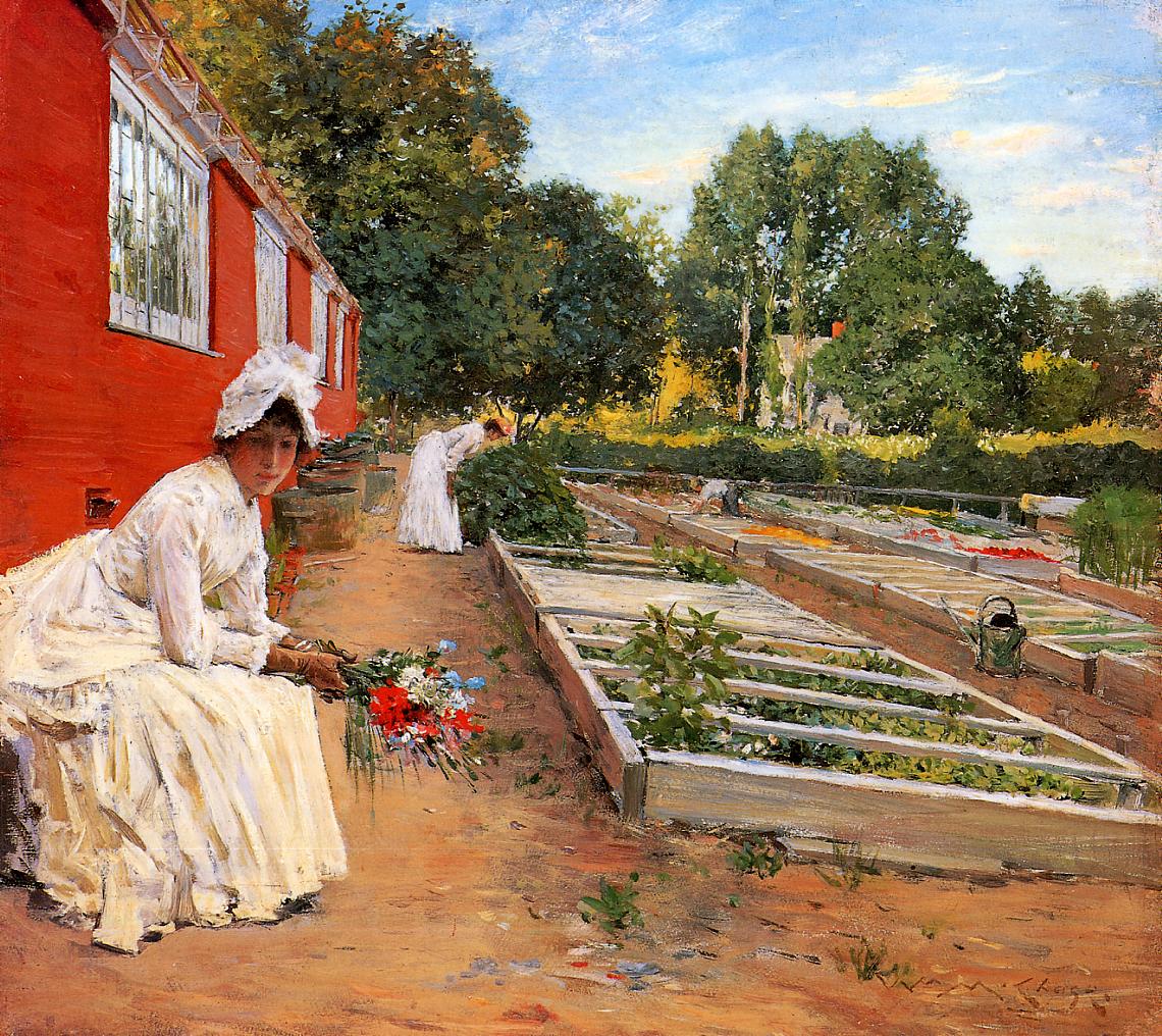 The Nursery (1890) - William Merritt Chase Tablo