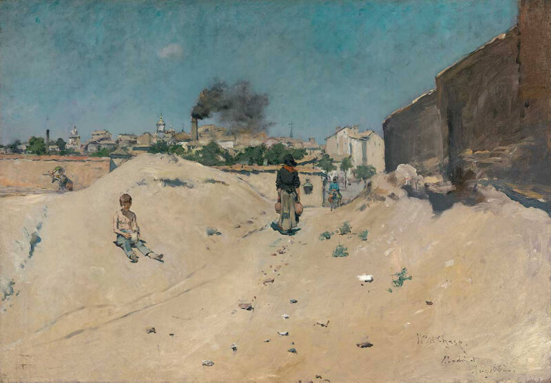 The Outskirts of Madrid (1882) - William Merritt Chase Tablo