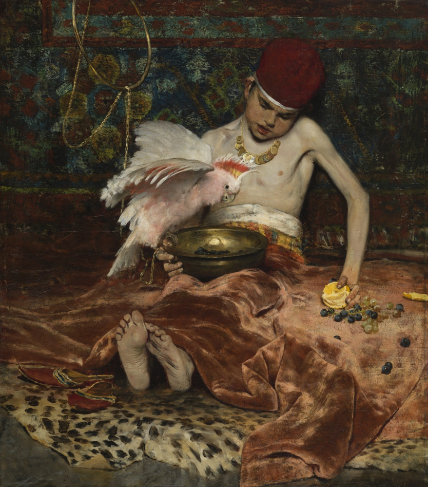 The Turkish Page (1876) - William Merritt Chase Tablo
