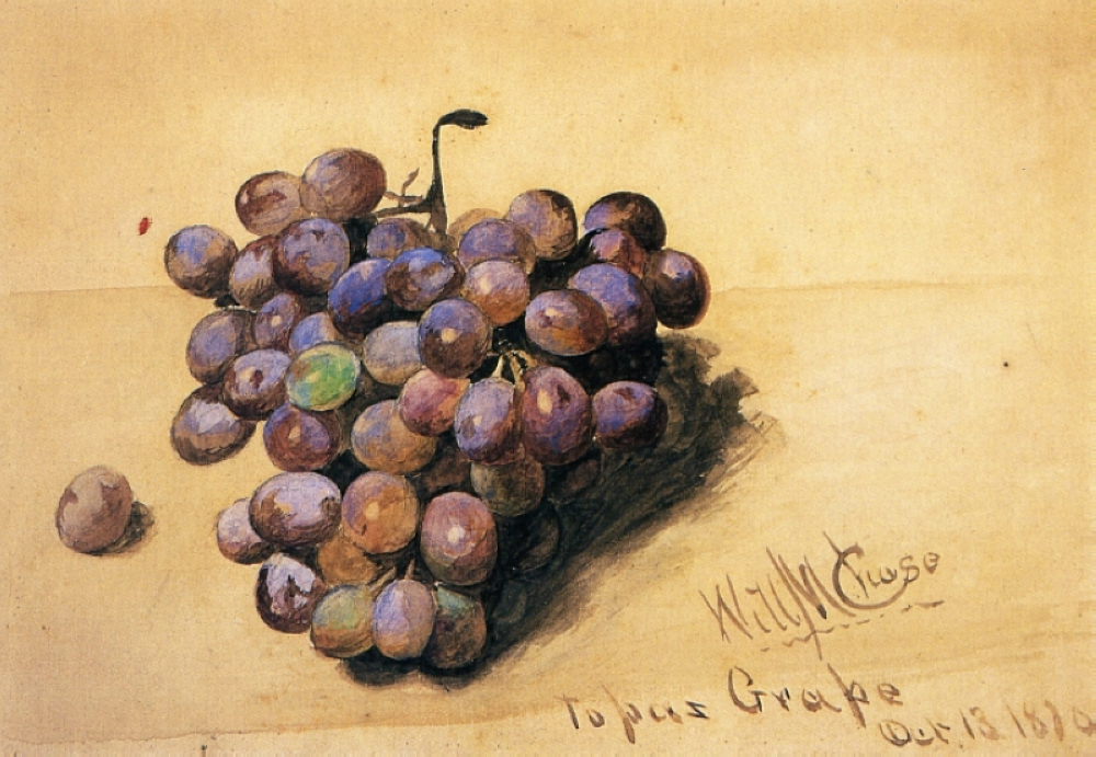 Topaz Grapes (1870) - William Merritt Chase Tablo