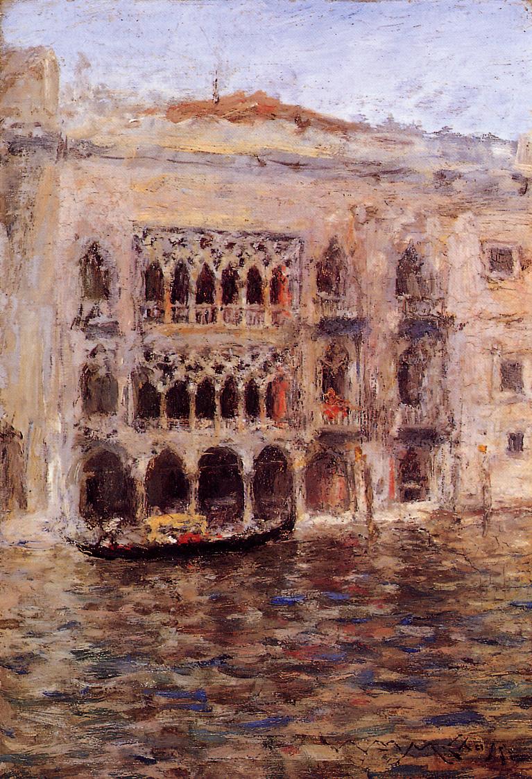 Venice (1913) - William Merritt Chase Tablo