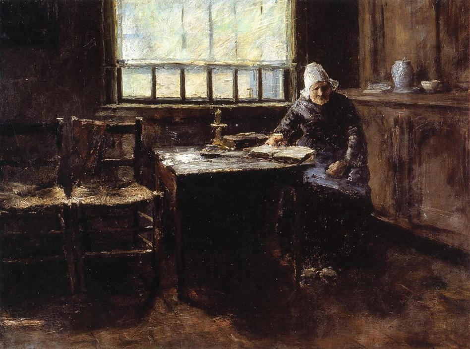 When One is Old (1883) - William Merritt Chase Tablo