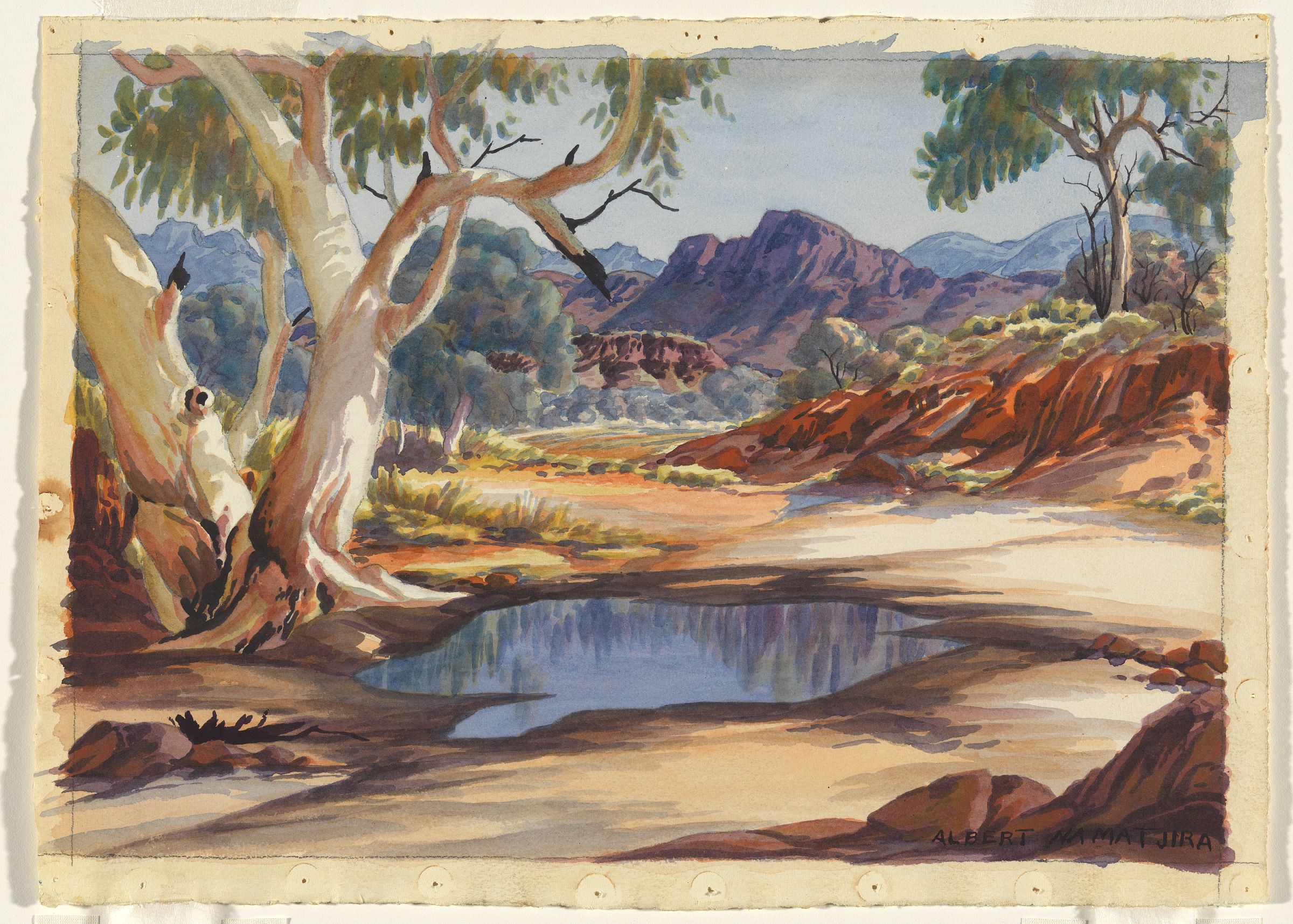 Anthewerre (1955) - Albert Namatjira Tablo