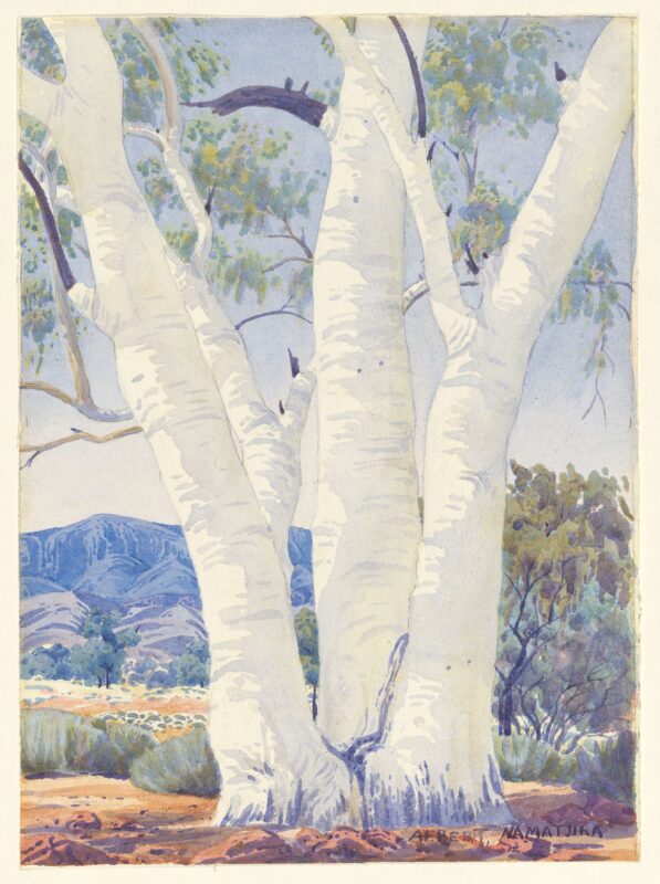 Ghost Gum (1945) – Albert Namatjira Tablo