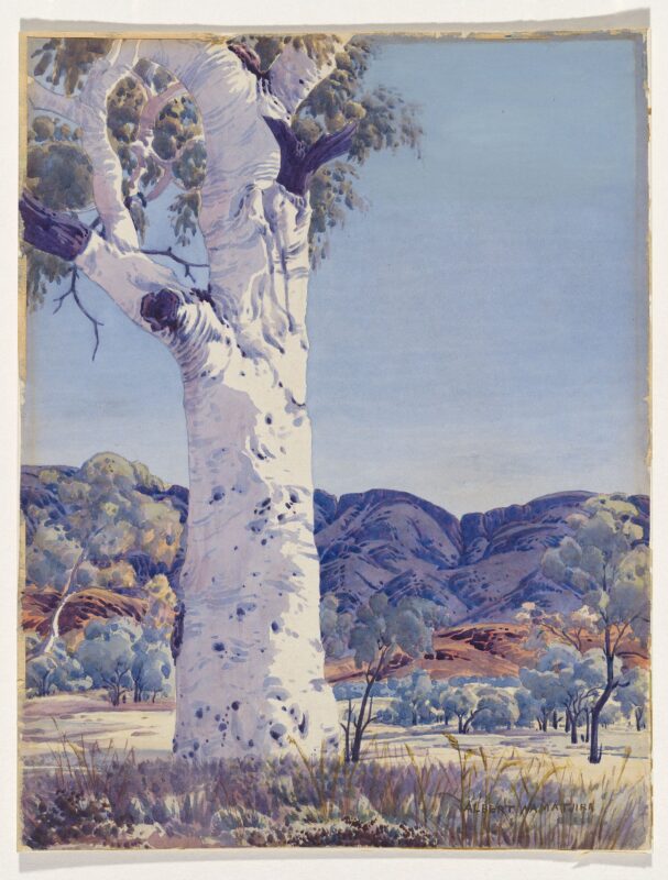 Ghost Gum (1948) - Albert Namatjira Tablo