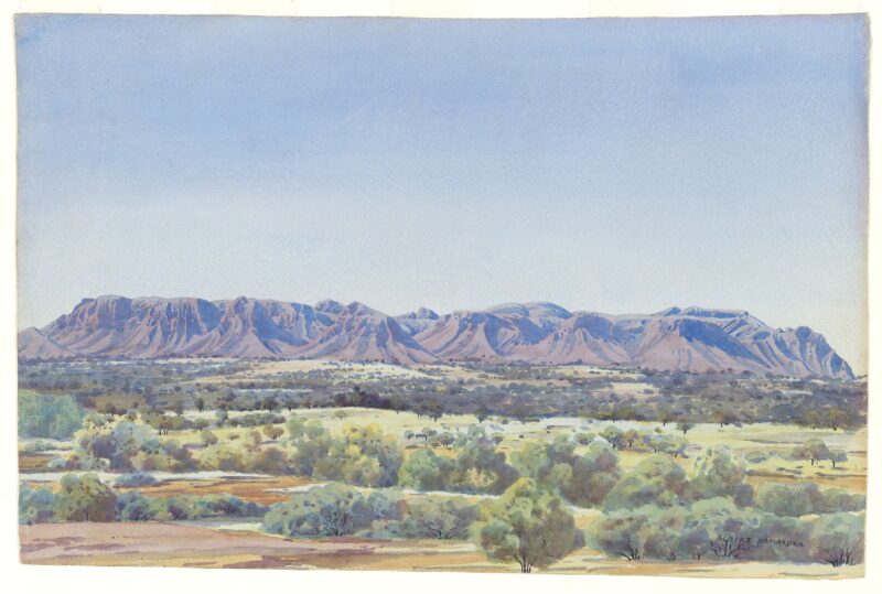 Gosses Bluff (1945) - Albert Namatjira Tablo