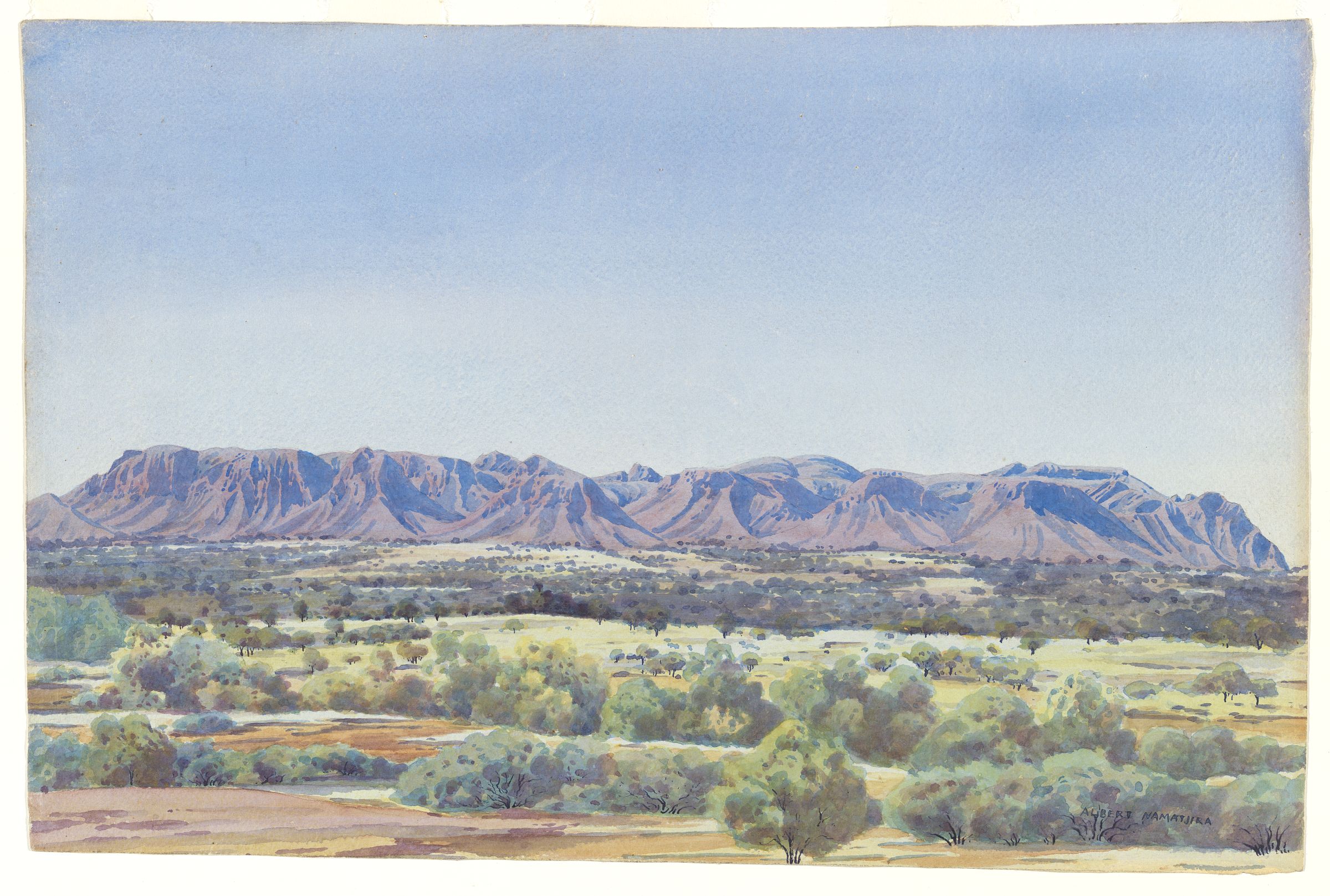 Gosses Bluff (1945) - Albert Namatjira Tablo