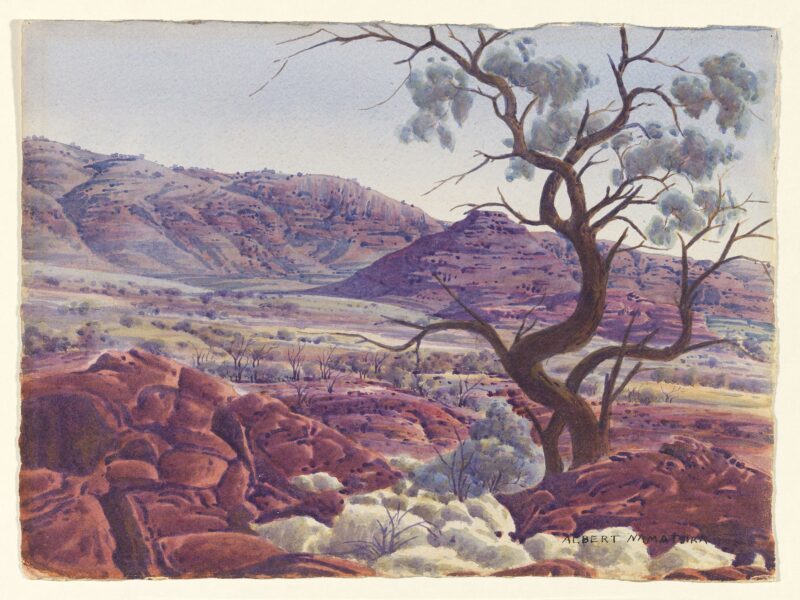 James Range Country (1945) - Albert Namatjira Tablo