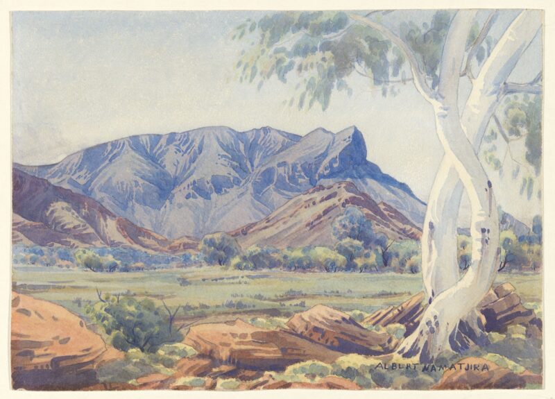 MacDonnell Ranges (1950) - Albert Namatjira Tablo