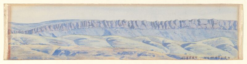 Mereenie Bluff Range, West MacDonnell Ranges, Central Australia (1938) - Albert Namatjira Tablo