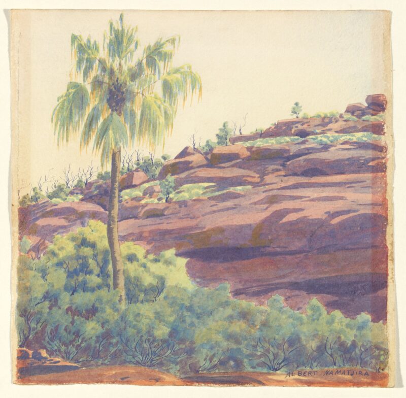 Palm Valley, James Range (1939) - Albert Namatjira Tablo
