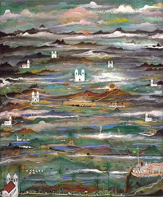 Fantasia De Minas (1955) – Alberto da Veiga Guignard Tablo