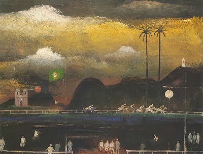 Jockey Club Ao Anoitecer (1951) - Alberto da Veiga Guignard Tablo