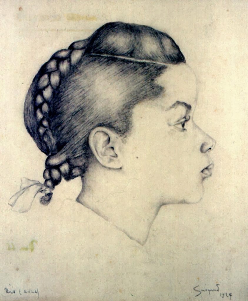 Mulata (1927) - Alberto da Veiga Guignard Tablo