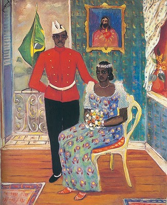Os Noivos (1937) - Alberto da Veiga Guignard Tablo