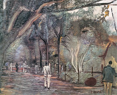 Parque Municipal De Belo Horizonte (1942) - Alberto da Veiga Guignard Tablo