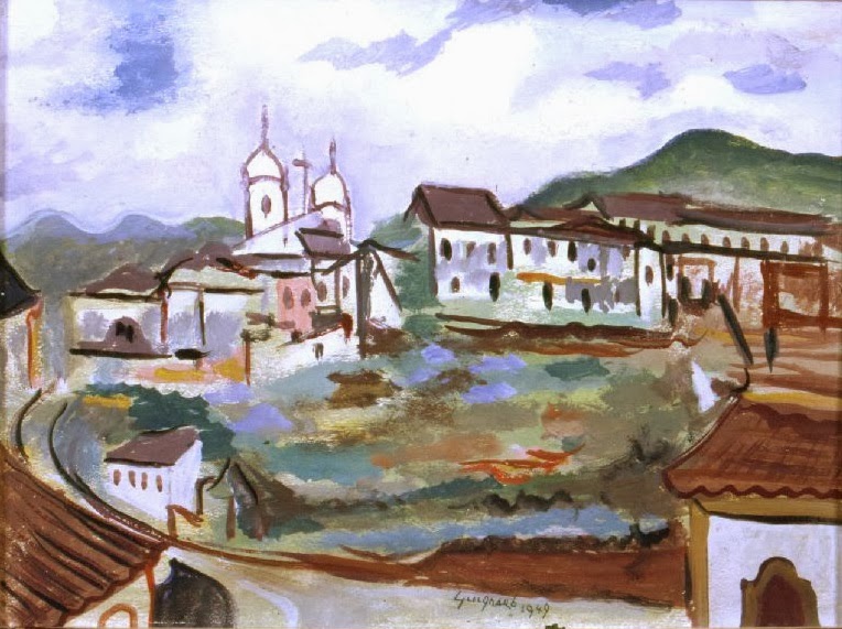 Ponte Seca (1949) - Alberto da Veiga Guignard Tablo
