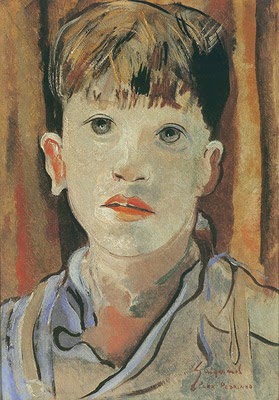 Retrato De Pedrinho (1943) - Alberto da Veiga Guignard Tablo