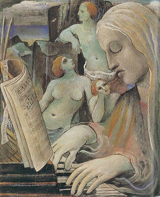 Santa Cecília (1933) - Alberto da Veiga Guignard Tablo