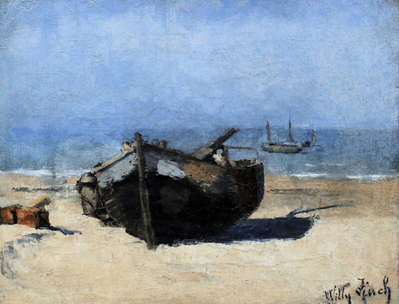 Barques Échouées (1892) - Alfred William Finch Tablo