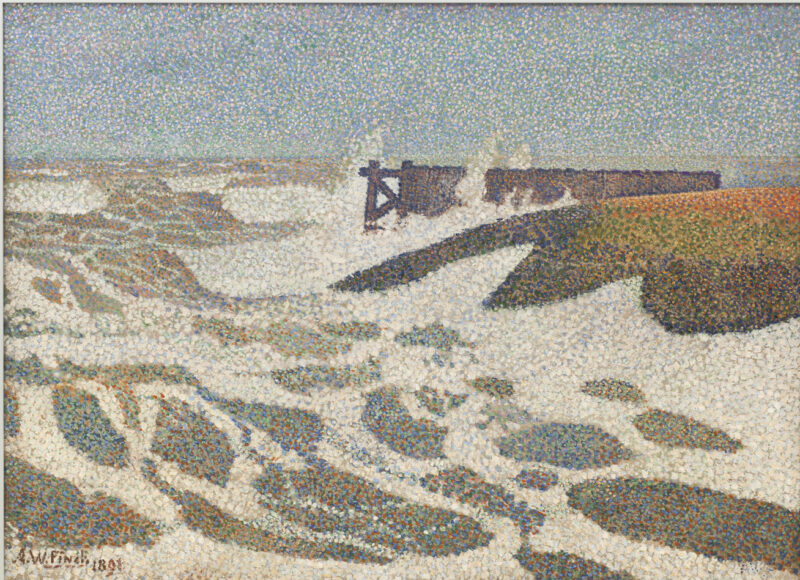 Breaking Waves at Heyst (1891) – Alfred William Finch Tablo