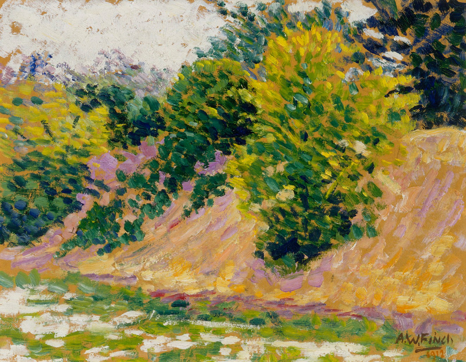 Landscape (Suursaari Island) (1912) – Alfred William Finch Tablo