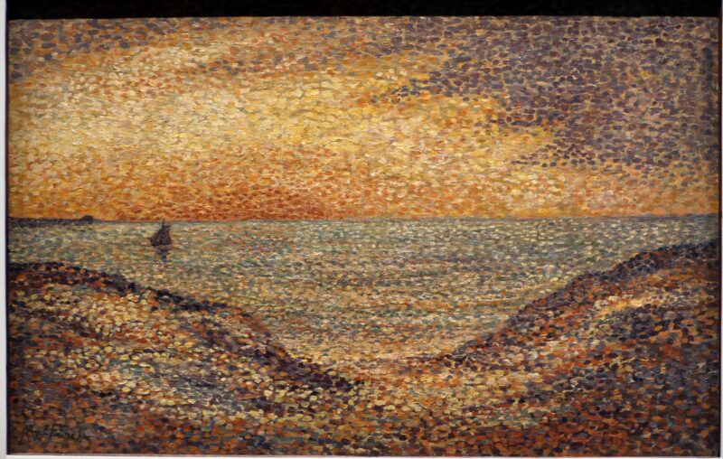 Paesaggio Costiero (1892) – Alfred William Finch Tablo