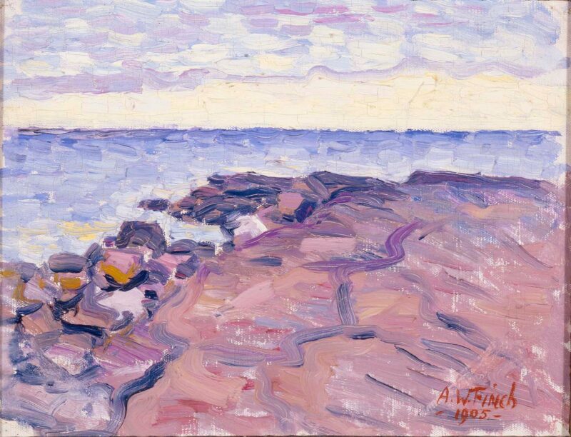 Rantakallioita (1905) - Alfred William Finch Tablo