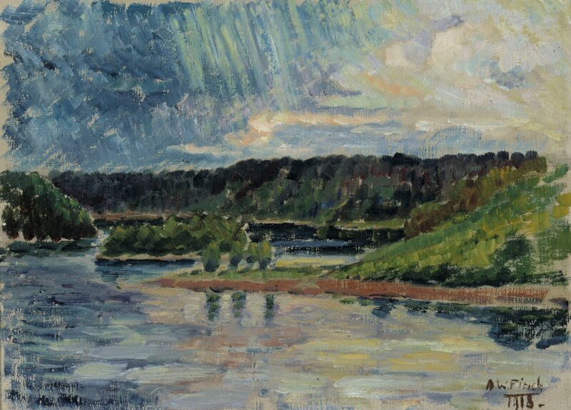 Thunderstorm (1918) - Alfred William Finch Tablo