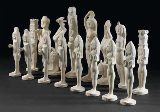 Chess Set (1950) - Anton Prinner Tablo