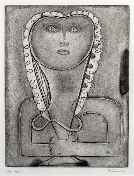 Femme À La Lampe (1938) - Anton Prinner Tablo