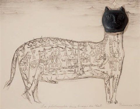 La Philosophie Dans Le Corps Du Chat (1943) - Anton Prinner Tablo